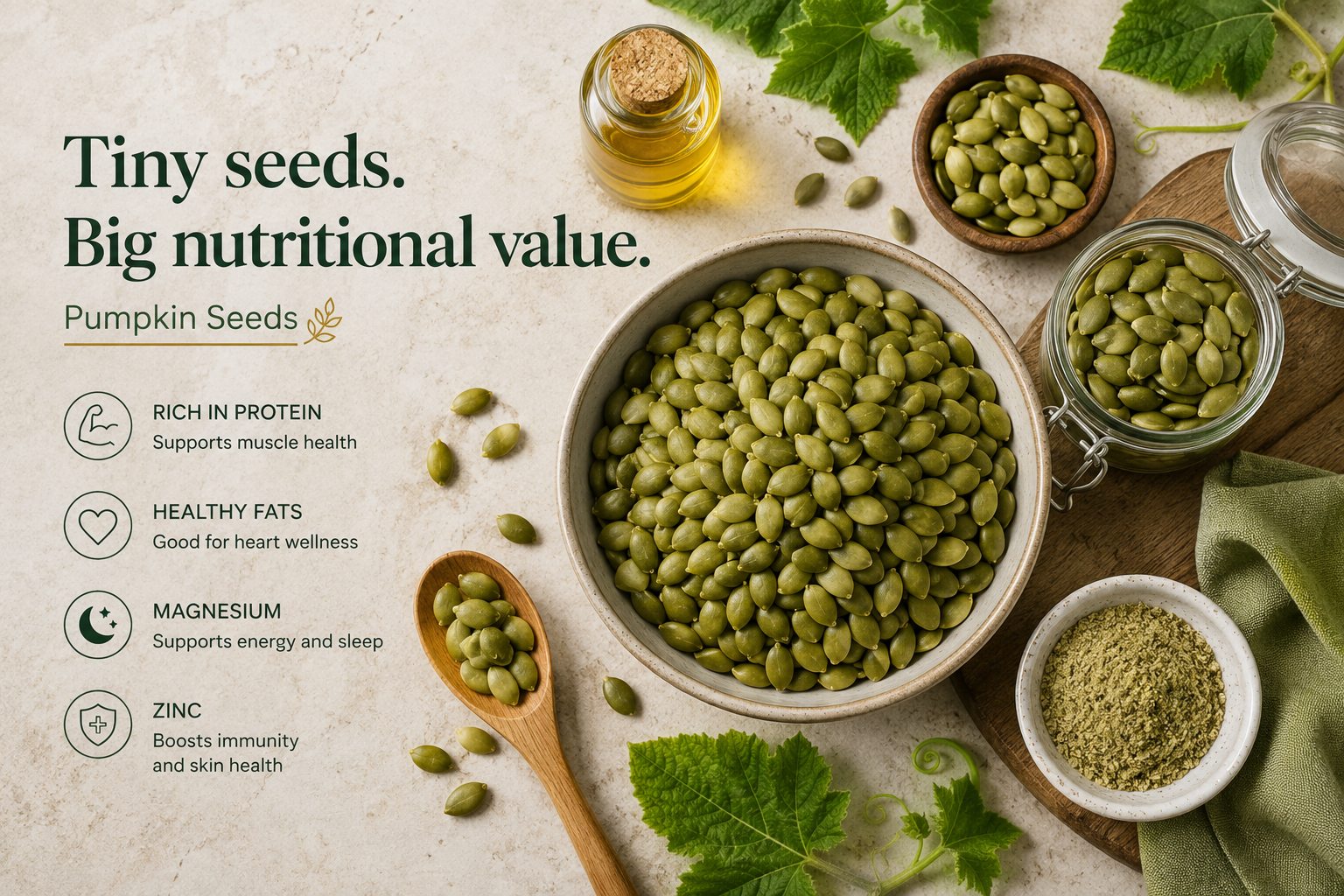 Pumpkin Seeds Benefits | Hikmat Group Natural Wellness